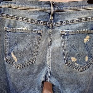 MOTHER distressed jeans